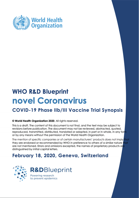 COVID-19 Phase IIb/III Vaccine Trial Synopsis