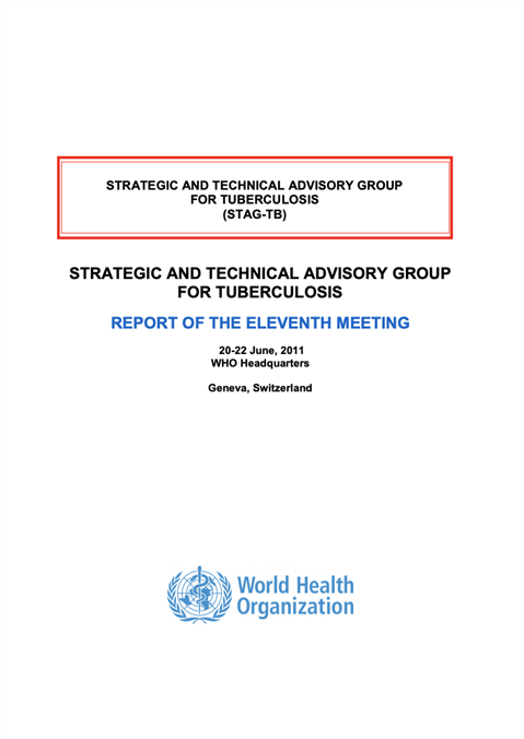 Report of the 11th Meeting of the Strategic and Technical Advisory Group for TB