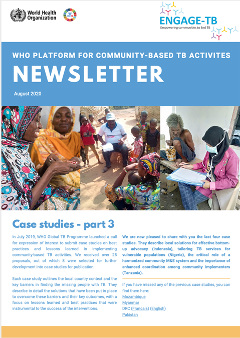 ENGAGE-TB Newsletter - August 2020