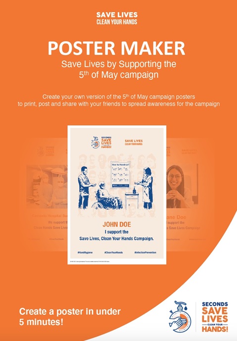 World Hand Hygiene Day 2021: Poster maker
