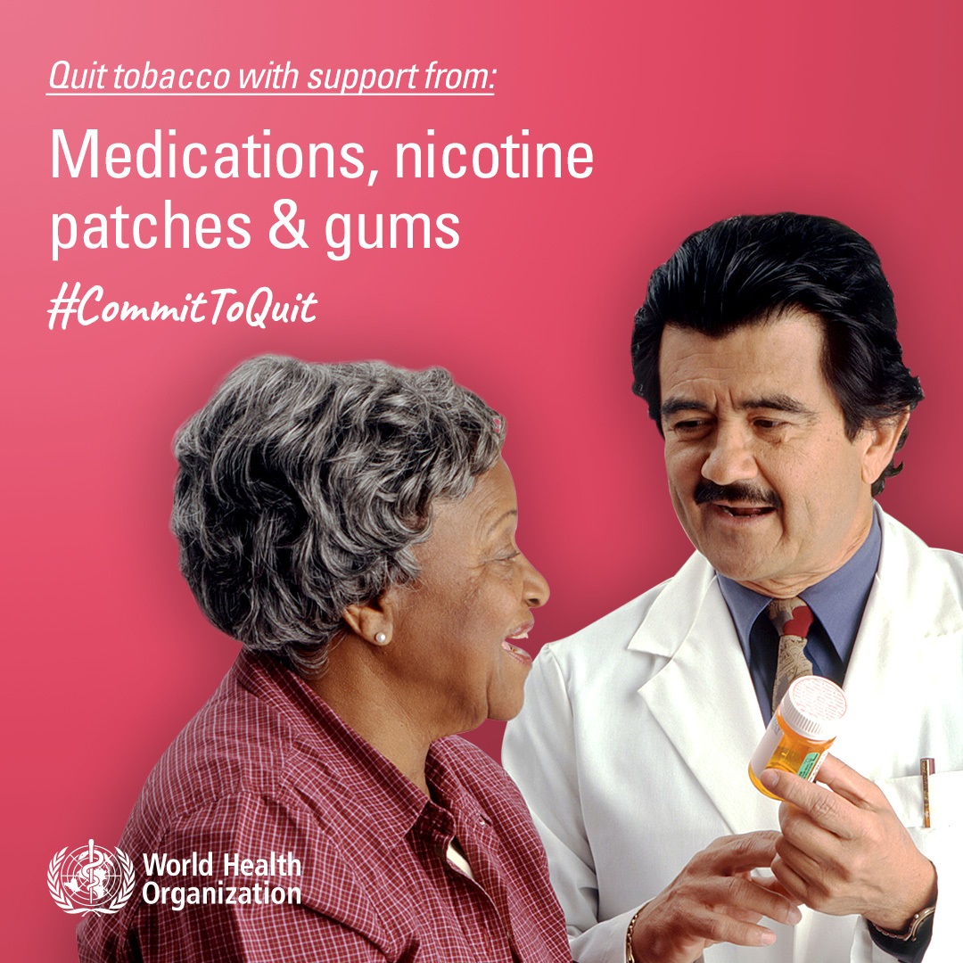 Two new tobacco cessation medicines added to the WHO essential