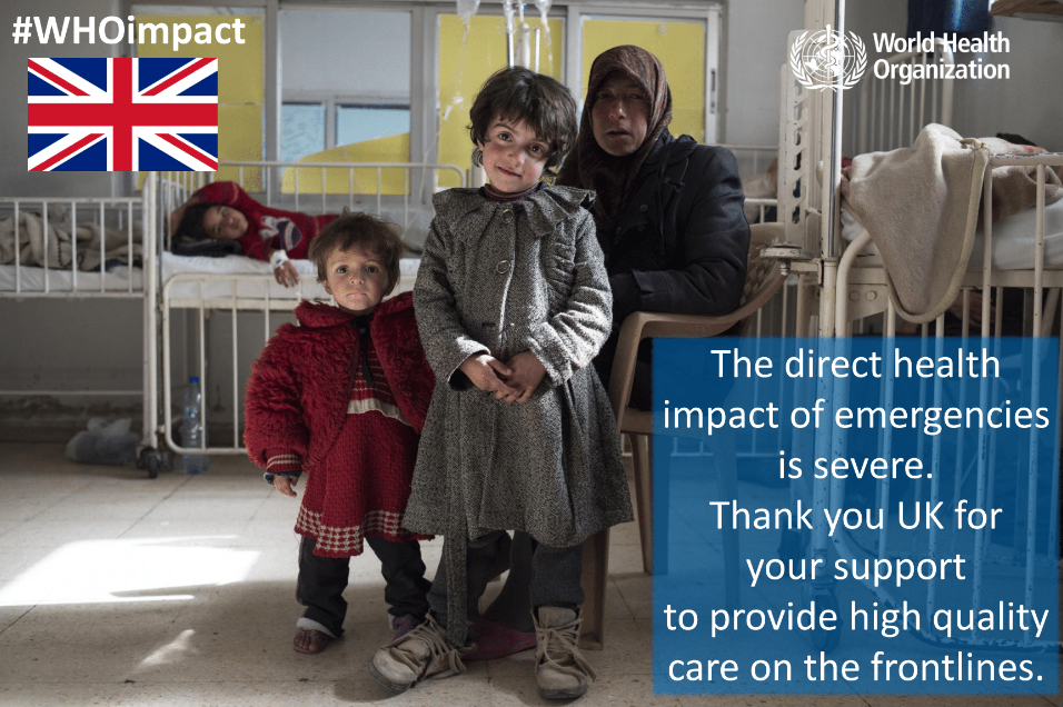 UK impact in emergencies