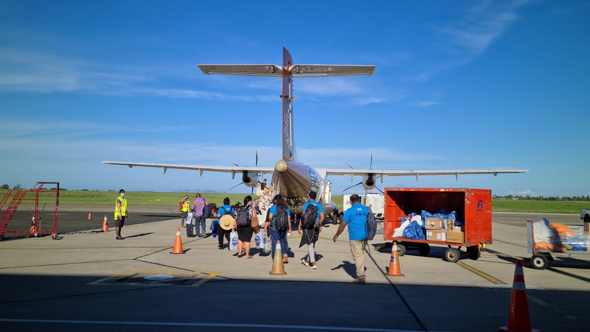 Fiji, the UN and partners deploy medical personnel and supplies in