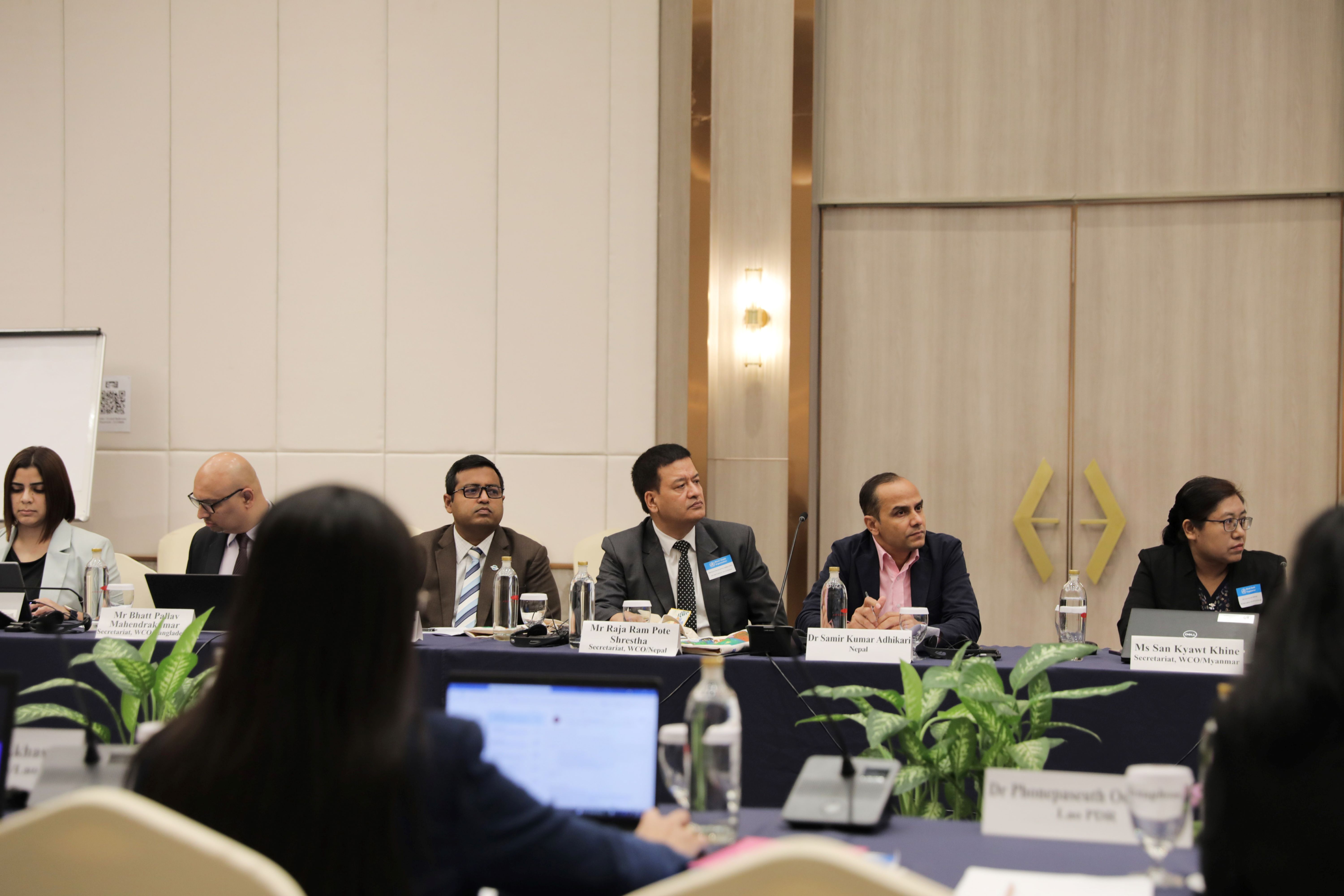 Participants, during a presentation