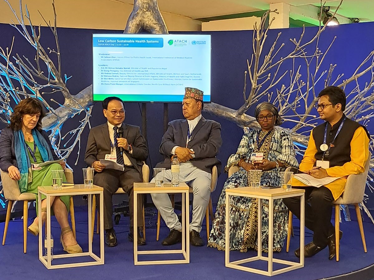 Lao PDR drives action towards climate-resilient health systems, joins