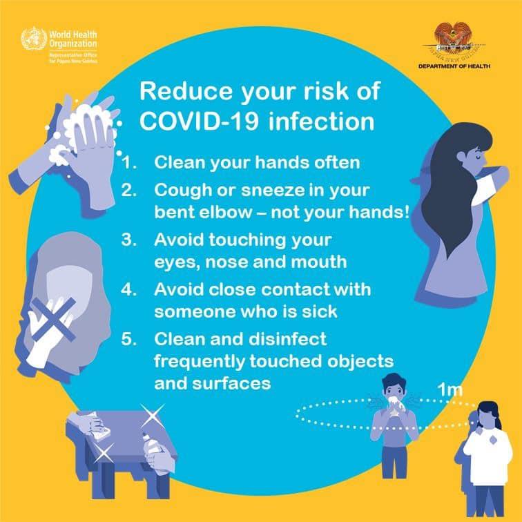 Reduce your risk of COVID-19 infection Reduce your risk of COVID-19 infection