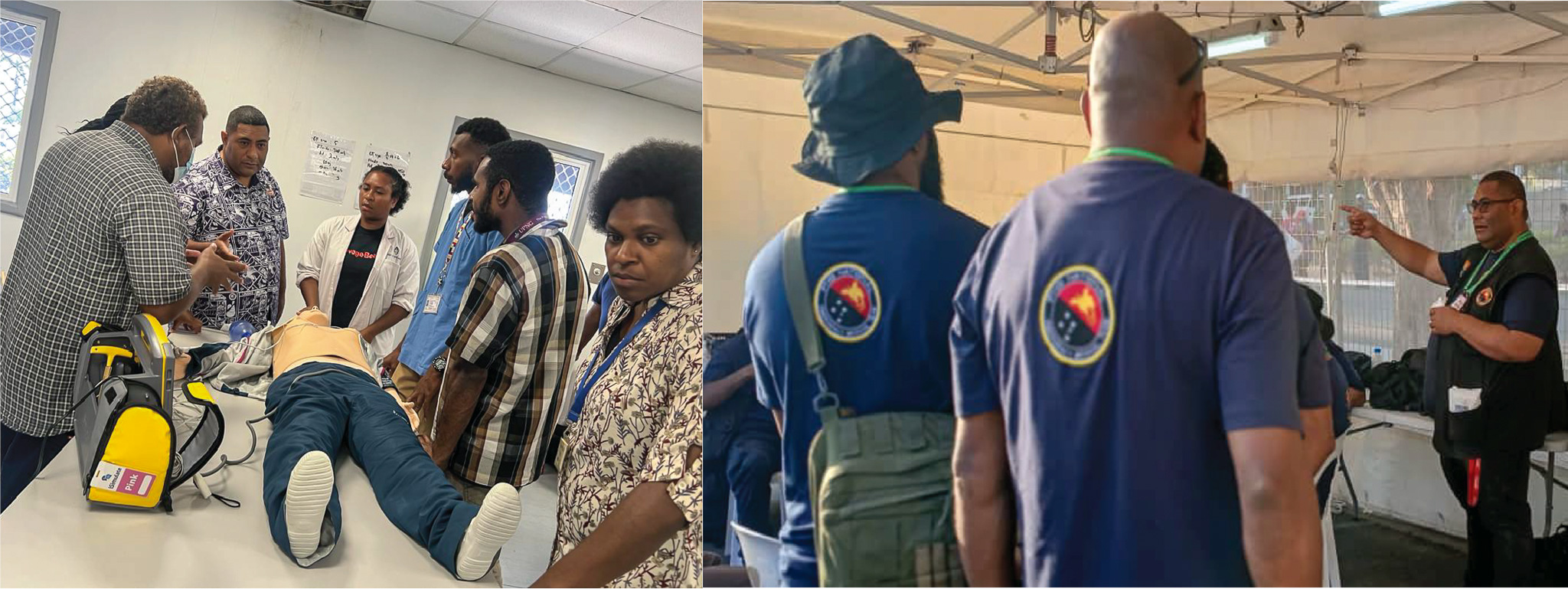 WHO and the Papua New Guinea National Department of Health piloted a pioneering training programme on mental health and psychosocial support for the PNG Emergency Medical Team