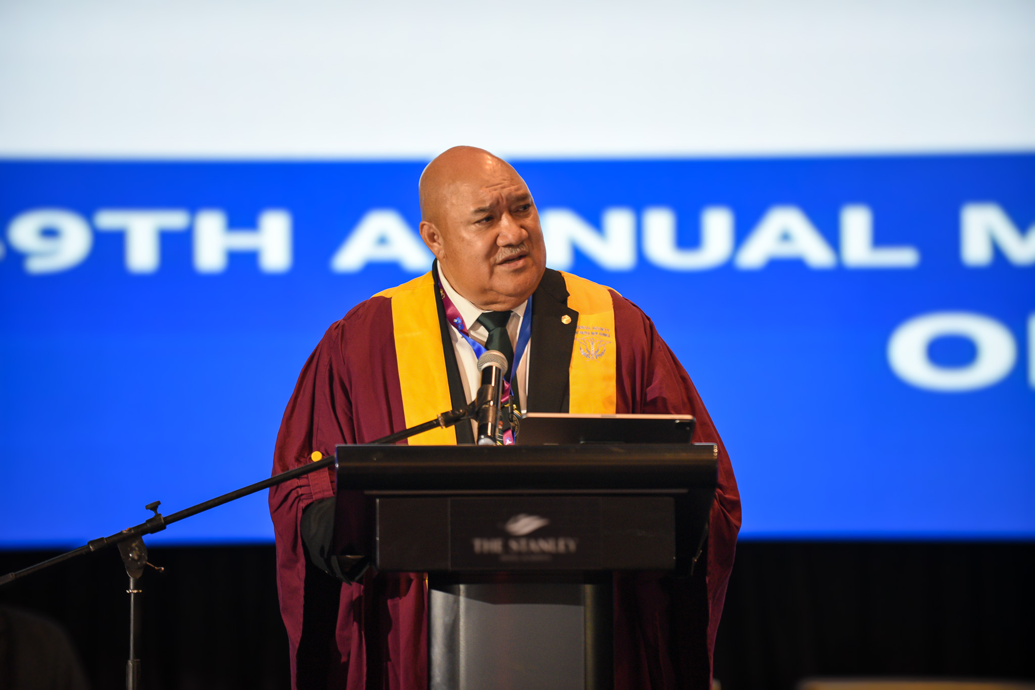 WHO Regional Director giving Keynote at PNG Medical Symposium