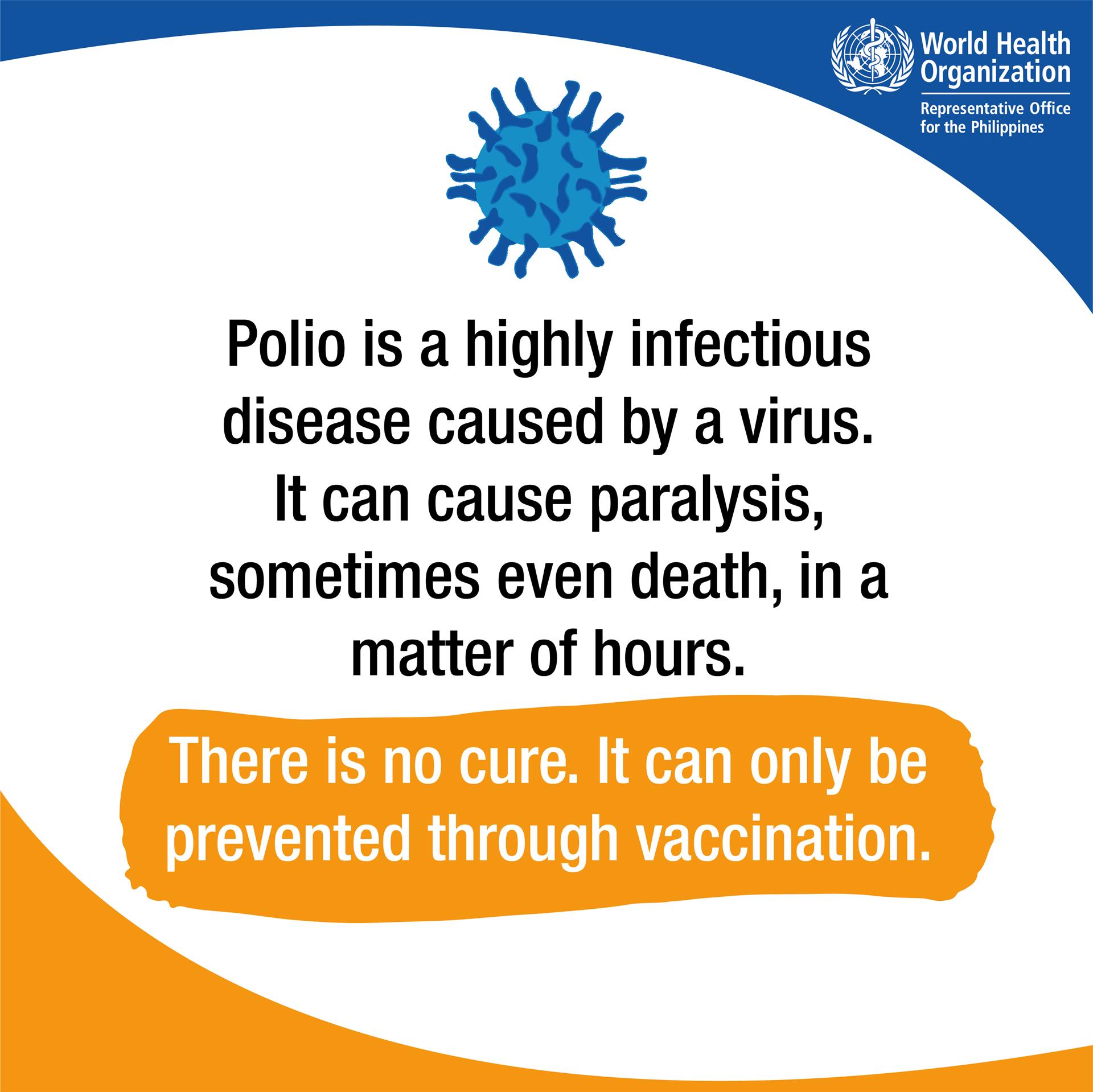 Polio outbreak in the Philippines