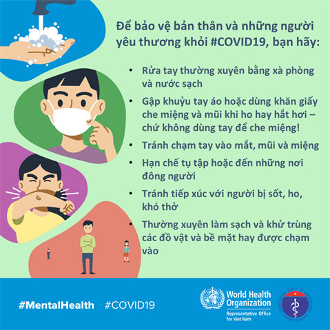 Infographic visualising the recommended advice.