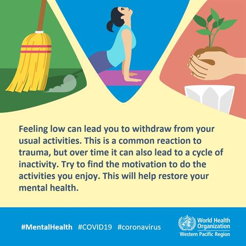 Feeling low Infographic of text