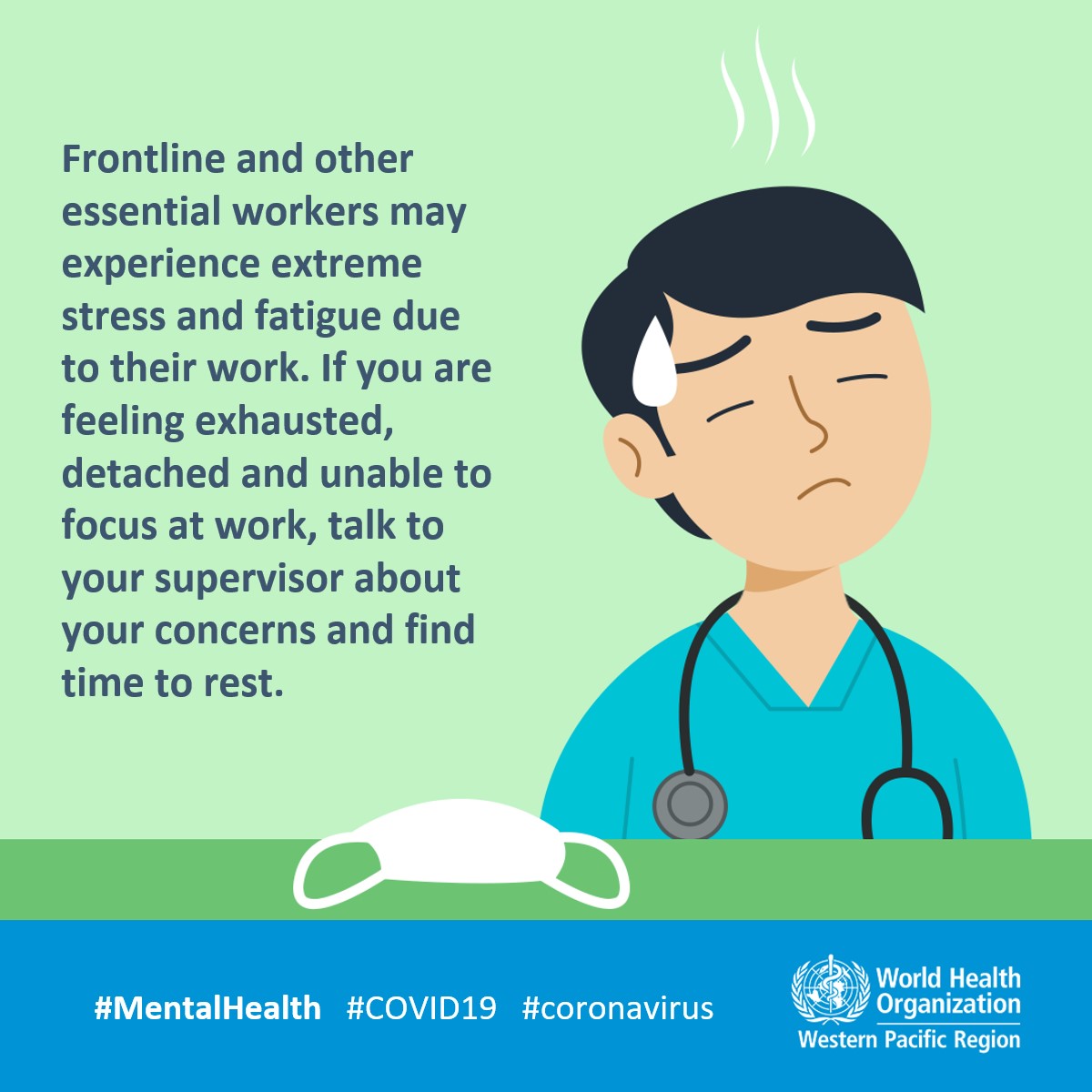 COVID19 advice Mental health WHO Western Pacific