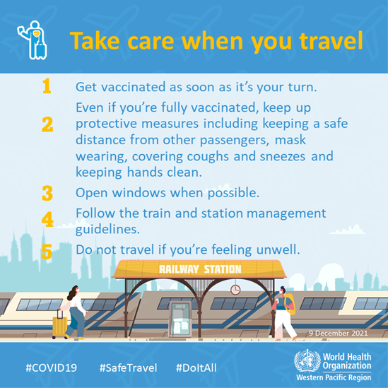 Safe travel during COVID-19 graphics