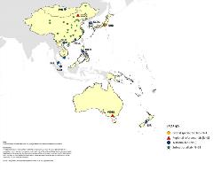Polio Laboratory network map Polio Laboratory network map