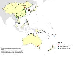 Rotavirus Laboratory network map Rotavirus Laboratory network map