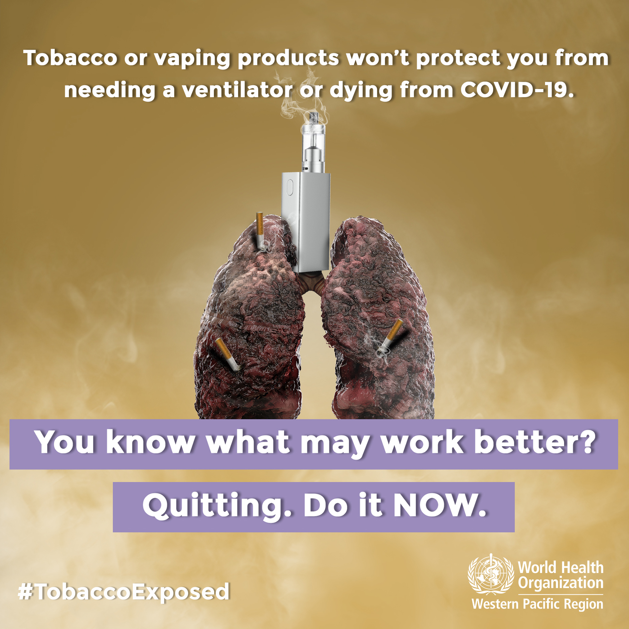 Providing tobacco cessation support and protocols