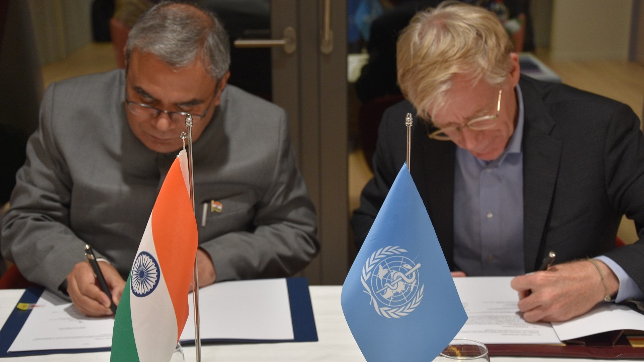 WHO and Ministry of AYUSH, Republic of India agreement signed to advance traditional, complementary, and integrative medicine.
